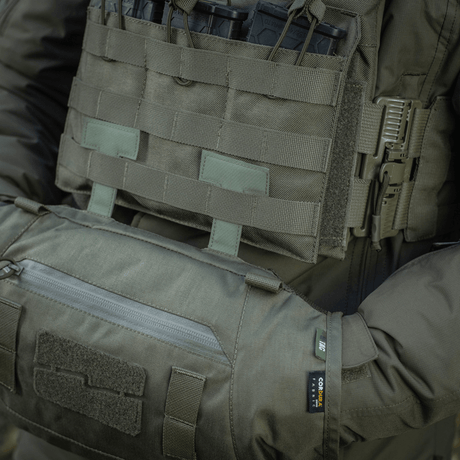M-Tac Taktisk Håndvarmer Elite i slidstærk Cordura 500D med fleecefor, ideel til kolde vejrforhold, fremhæver varme og komfort.
