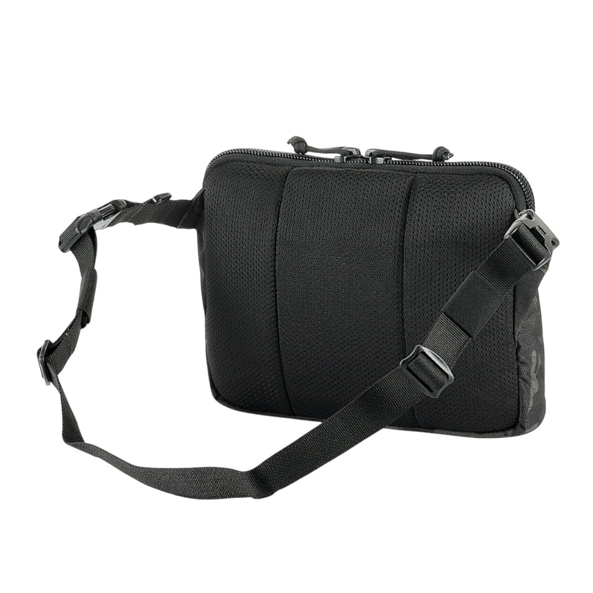 M-Tac Admin Taske Elite i sort med justerbar skulderrem, lavet af stærkt Cordura materiale og kvalitets lynlåse fra YKK og Woojin.