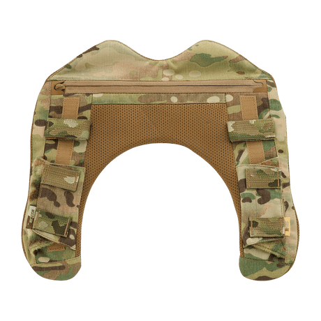 M-Tac Skulderpude til Plate Carrier Cuirass QRS i slidstærk Cordura med 3D-mesh paneler og specialstropper til komfortabel bæring.