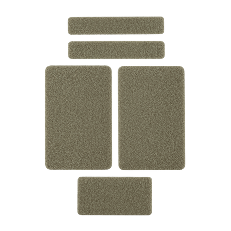 M-Tac Velcro-sæt 5 stk i MULTICAM camouflage, perfekte til fastgørelse på bælter og tasker. Ideel til militær og turister.