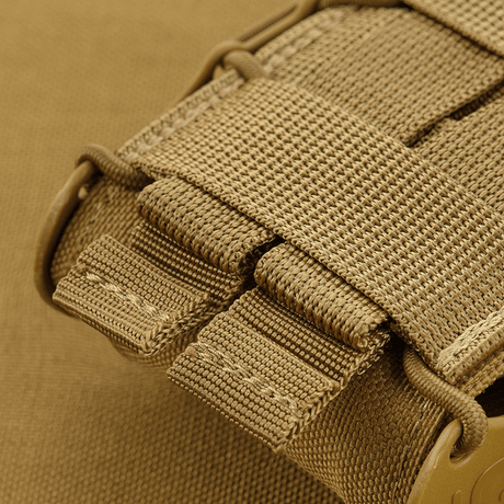 M-Tac Mag Lomme Kolchan til AK/AR Mini i slidstærkt Cordura med NIJ-certificering, fokus på detaljeret nærbillede af velcro og syning, galleri 1