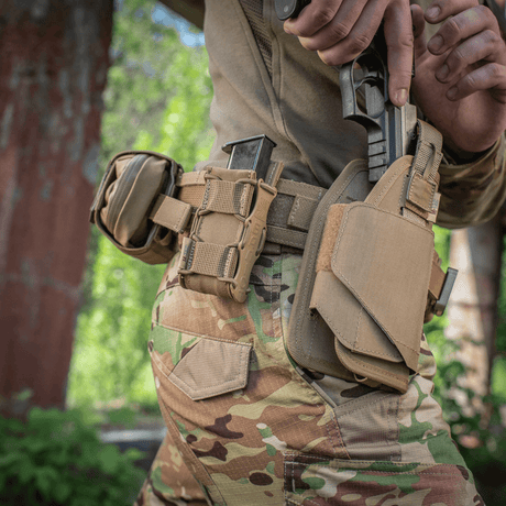M-Tac Pistolmagasinlomme Kolchan i holdbart Cordura med NIJ-certificering til taktisk opbevaring og hurtig adgang, galleri position 1.