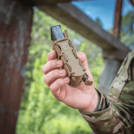 M-Tac Pistolmagasinlomme Kolchan i Cordura med NIJ-certificering til sikker og taktisk opbevaring, vist i galleri position 1.