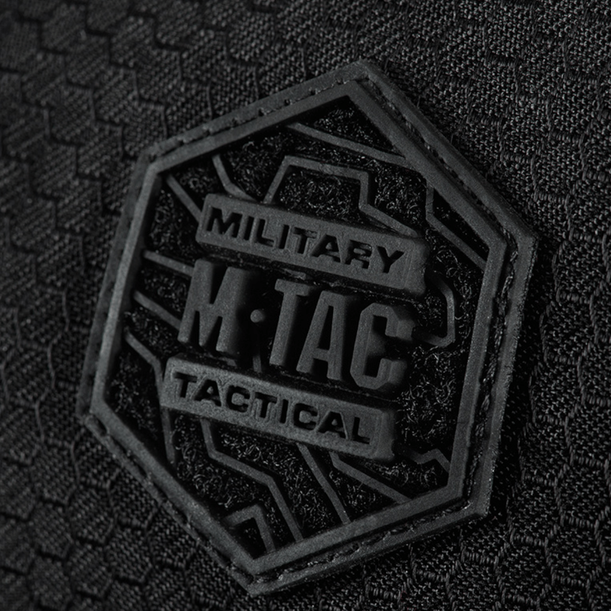M-Tac Konvert Taske Elite med Military Tactical logo i sort Cordura stof.