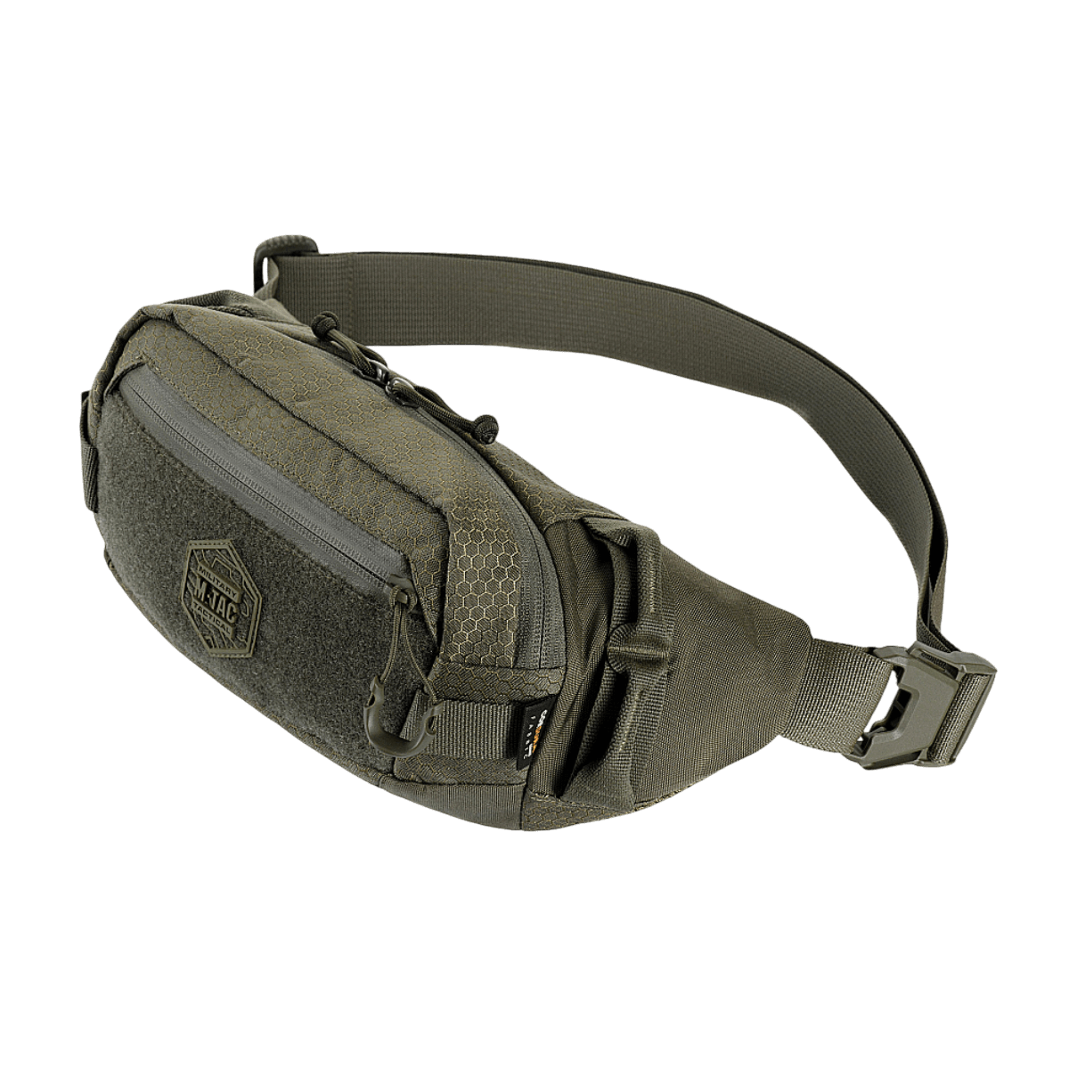 M‑Tac Bæltetaske Elite Hex i Cordura materiale med stilfuldt design og funktionelle rum, ideel til taktisk udstyr og daglig brug.