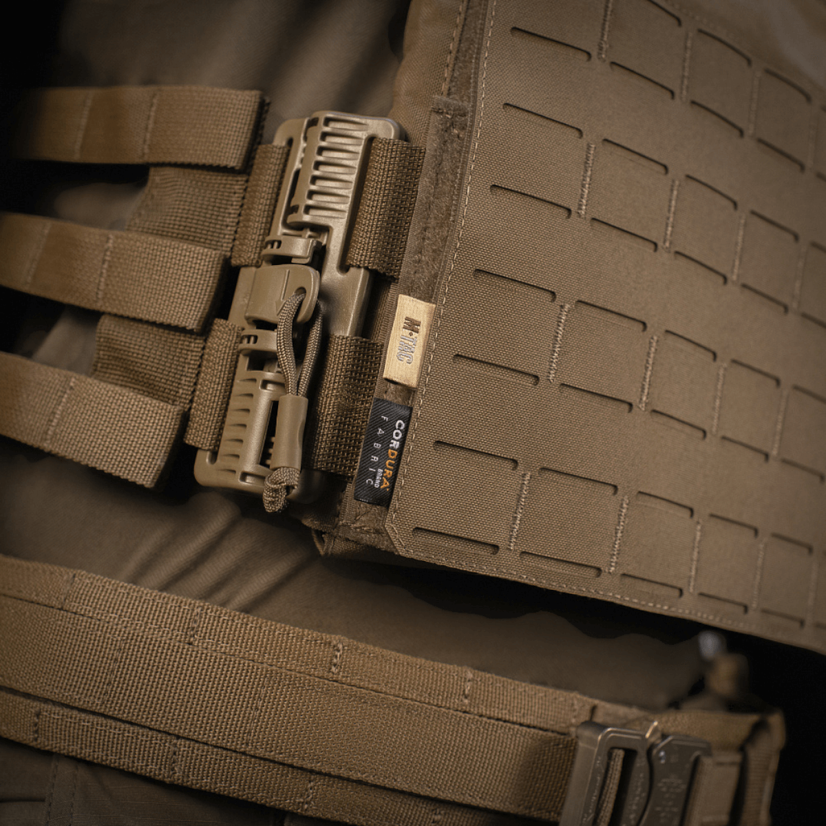 M-Tac Frontpanel til Plate Carrier Cuirass QRS XL med MOLLE-system og Cordura 500D materiale