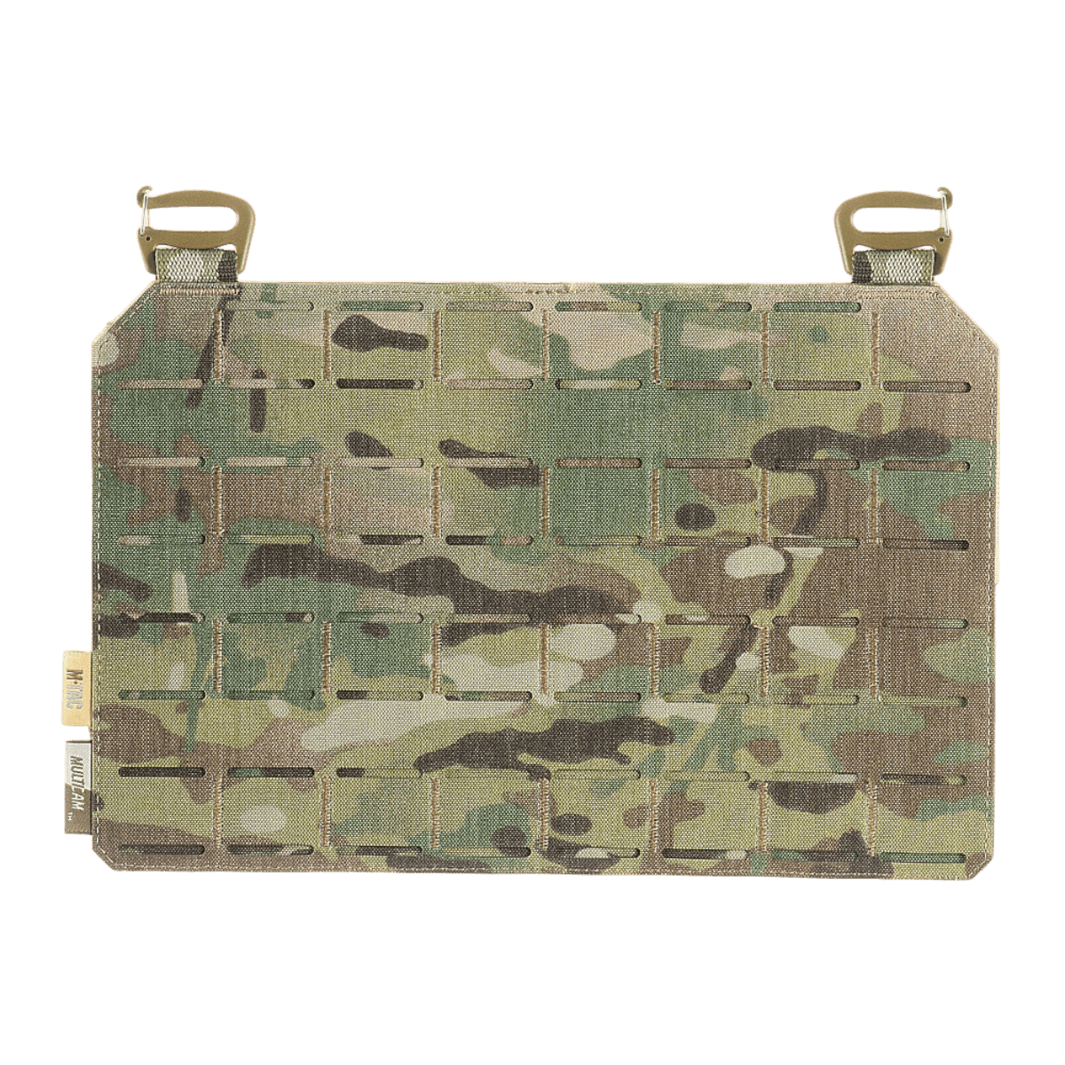 M-Tac Frontpanel til Plate Carrier Cuirass QRS XL lavet af slidstærkt Cordura 500D-materiale med MOLLE-system i camouflage design