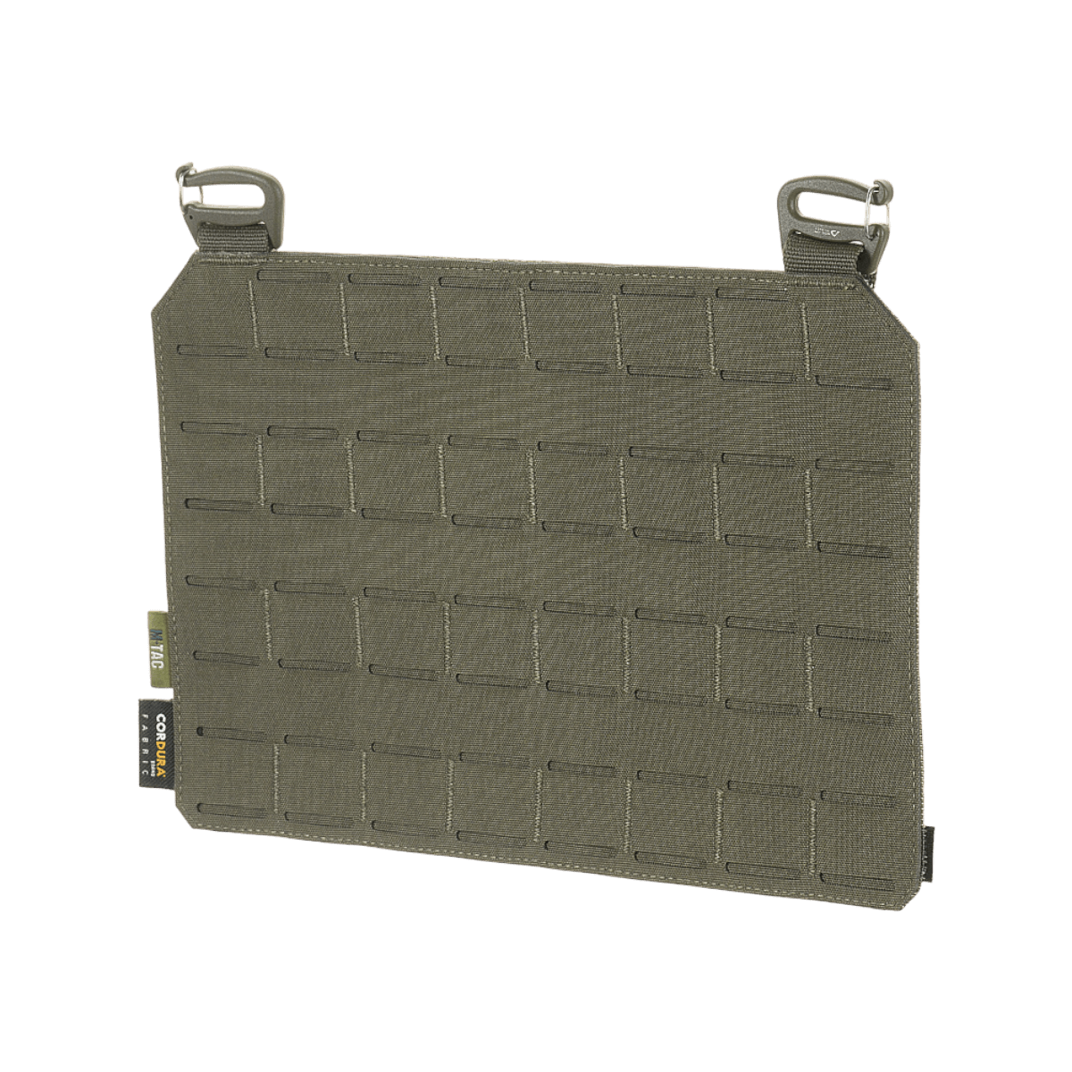 M-Tac Frontpanel til Plate Carrier Cuirass QRS XL fremstillet af holdbart Cordura 500D med MOLLE-system til militærbrug.