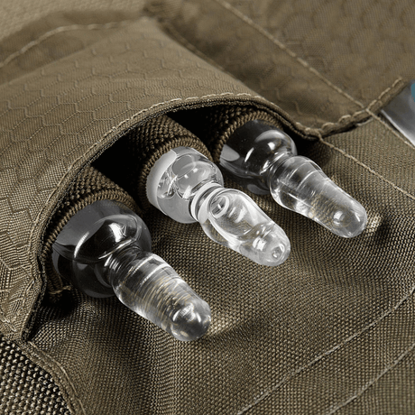 M-Tac City Med Pouch Hex i hexagonmønstret ripstop med organiserede fleksible medicinholdere, galleri position 1.