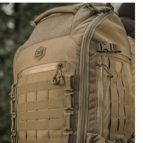 M-Tac Rygsæk Large Elite Hex Gen. IV, ergonomisk rygsæk i Cordura materiale, stilfuldt design, velegnet til våbenopbevaring.