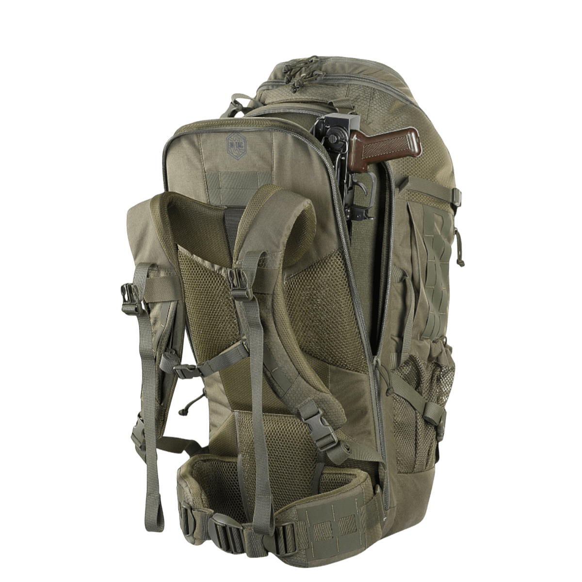 M-Tac Rygsæk Large Elite Hex Gen. IV fremstillet af Cordura 500D, designet til ergonomi og holdbarhed med stilfuldt look og våbenbæring.