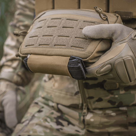 M-Tac Lomme til Tilbehør Lower Large Elite Plate Carrier i slidstærkt Cordura 500D med NIJ-certificering, taktisk pouch, galleri position 1