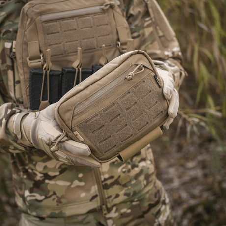 M-Tac Lomme til Tilbehør Lower Large Elite Plate Carrier i holdbart Cordura 500D med laserudskåret MOLLE-panel, galleri position 1