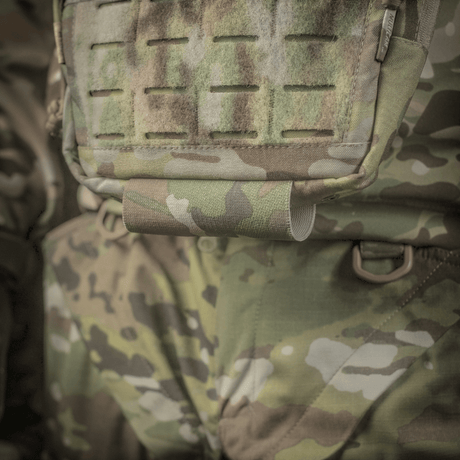 M-Tac Lomme til Tilbehør Lower Large Elite Plate Carrier i robust Cordura 500D med NIJ-certificering i galleri position 1, kamufleret design