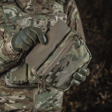 M-Tac Lomme til Tilbehør Lower Large Elite Plate Carrier i slidstærkt Cordura 500D med NIJ-certificering, vist i galleri position 1