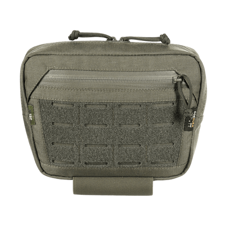 M-Tac Lomme til Tilbehør Lower Large Elite Plate Carrier i holdbart Cordura 500D-materiale med NIJ-certificering, vist i galleri position 1, i grå farve.