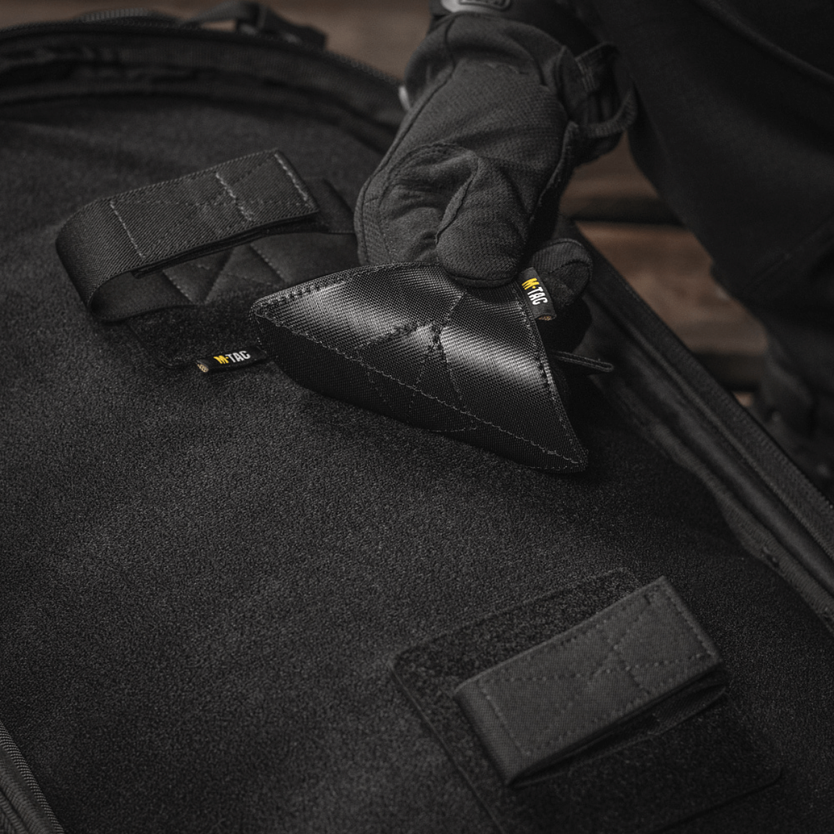 M‑Tac Indlæg til Rygsæk (3 stk) med justerbare indlæg for våbenfiksering og sikker Velcro-fastgørelse i en rygsæk