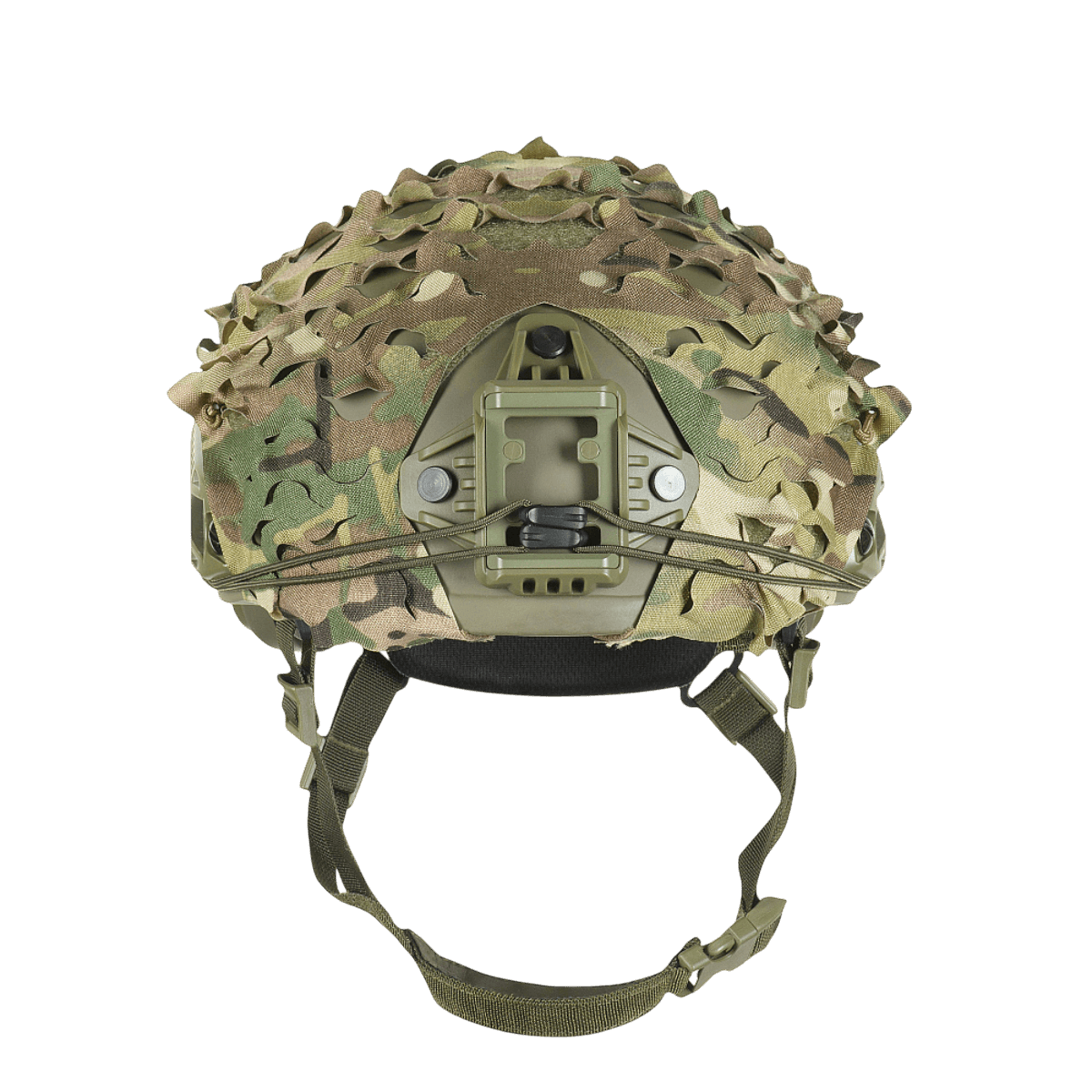 M‑Tac Vilha Hjelmdække FAST camouflagemønster, Cordura 500D til FAST-hjelme, laser cut design, MultiCam, justerbar pasform