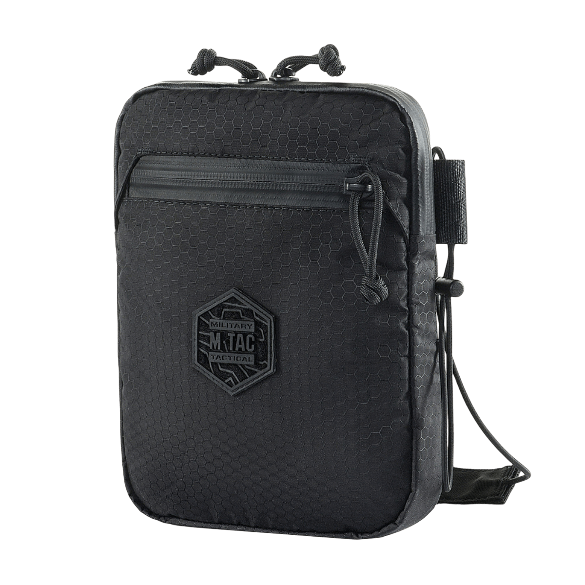 M‑Tac Pocket Bag Elite HEX i slidstærkt materiale med YKK lynlås, kompakt taske til EDC-udstyr, ideel til daglig brug.
