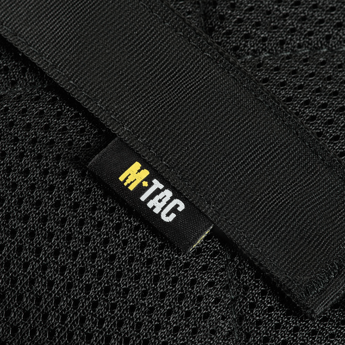 Nærbillede af M‑Tac Pocket Bag Elite HEX i slidstærkt materiale med synlig M‑Tac logo.