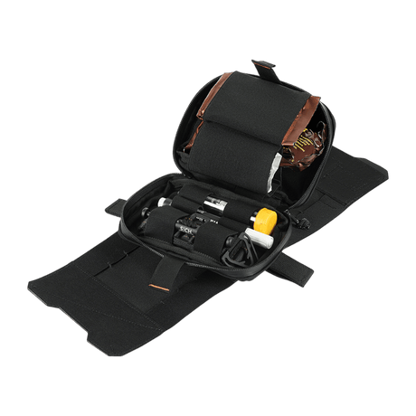 M-Tac Horisontal Medic Lomme Large Elite med indvendig organizer til IFAK, robust materiale og NIJ-certificering, galleri position 1, sort model