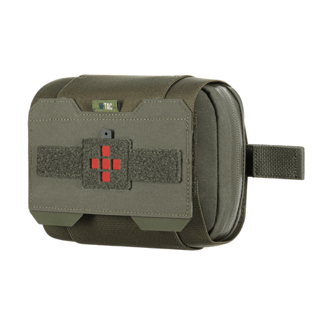 M-Tac Horisontal Medic Lomme Large Elite i multicam med NIJ-certificering vist i galleri position 1, lukket førstehjælpslomme med taktisk design.