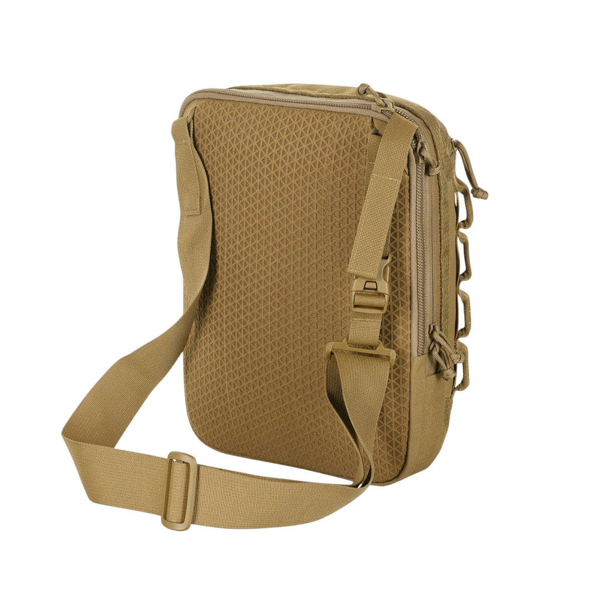 M-Tac Tablet Bag Laser Cut Hex flad taske med justerbar rem, lavet i Cordura Hex med Laser Cut MOLLE tilbehør.