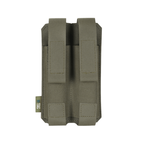M-Tac Dobbeltlomme APS Laser Cut Gen. II | Taktisk design i slidstærkt Cordura material med fastgørelse til to APS-magasiner, galleri position 1.
