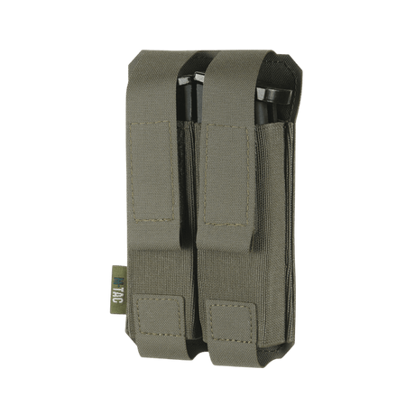 M-Tac Dobbeltlomme APS Laser Cut Gen. II | Taktisk design i slidstærkt Cordura til fastgørelse af to APS-magasiner, galleri position 1.