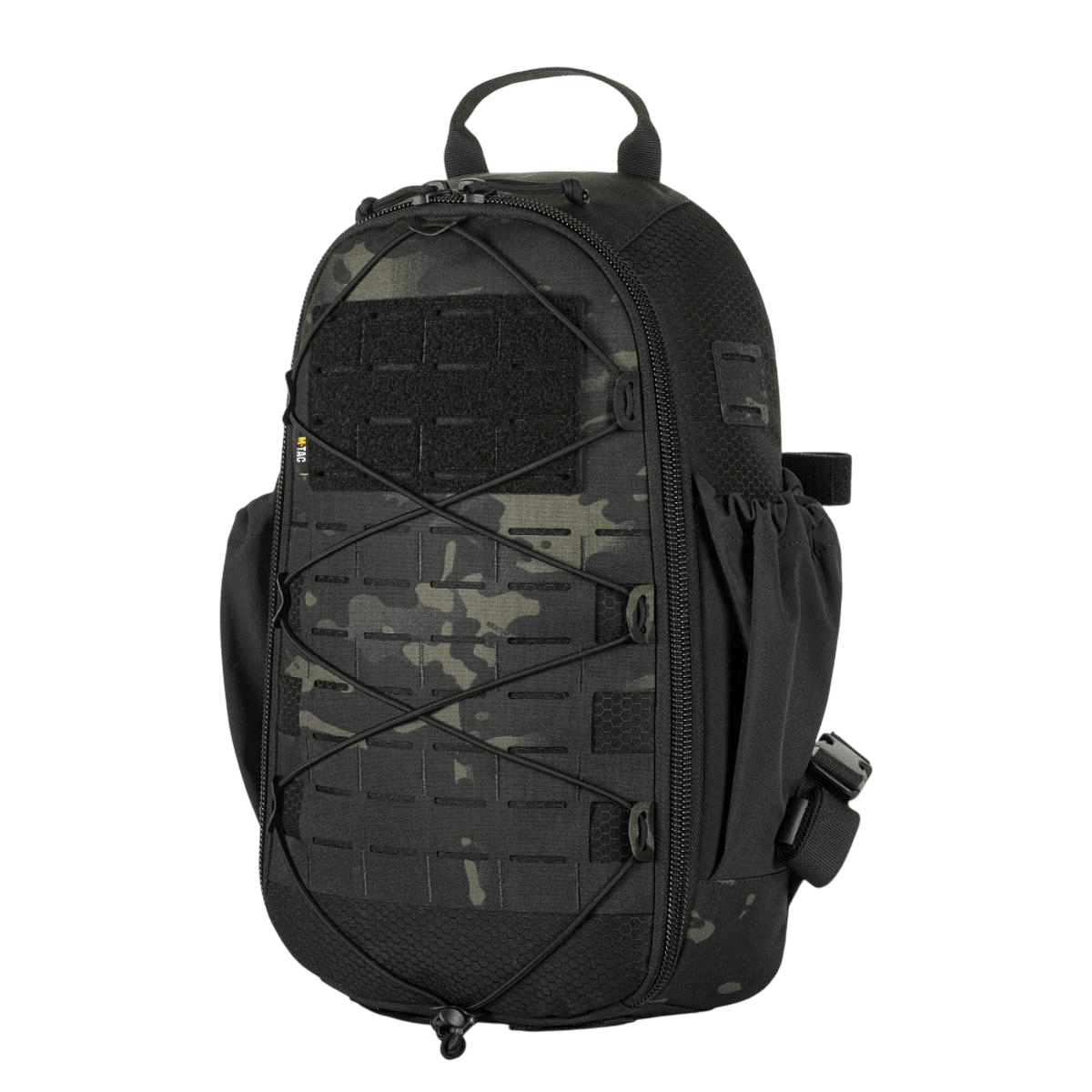 M-Tac STURM Elite Rygsæk, 15L taktisk rygsæk i Cordura 500D og 1000D, med elastisk Flex-materiale og MOLLE Laser Cut frontpanel.