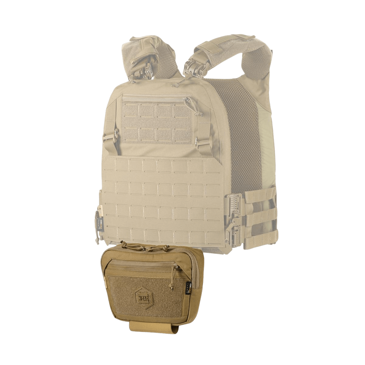 M-Tac Large Elite Gen.II Skuldertaske med taktisk design og robust Cordura 500D materiale med mange rum.