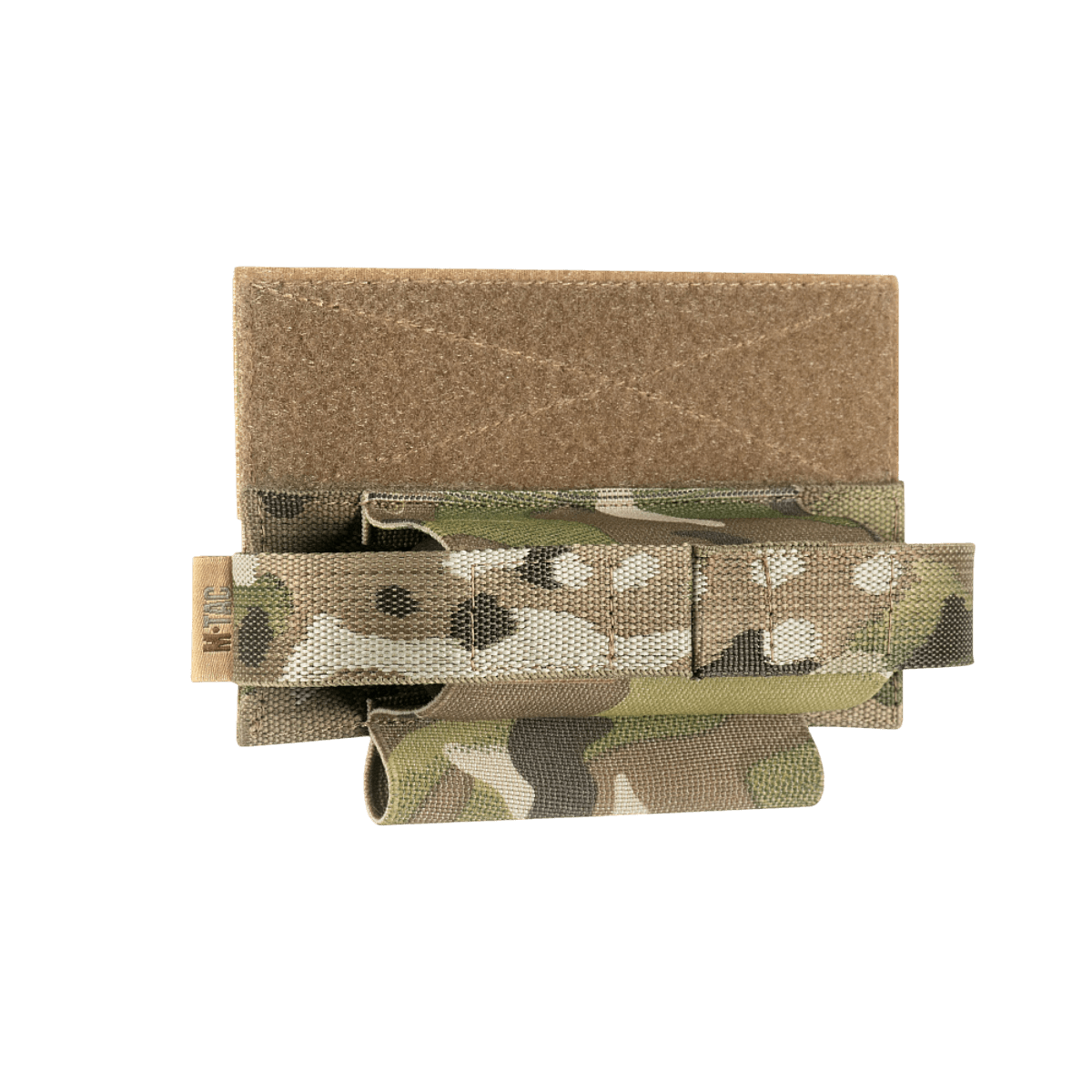 M‑Tac Tourniquet Pouch Elastic Gen.5 i Cordura 500D i camouflage design, sikrer hurtig adgang og sikker opbevaring af CAT tourniquet.