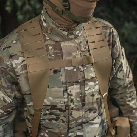 M-Tac Skulderstropper til taktisk bælte Laser Cut i slidstærkt Cordura Squadron med Laser Cut-system, galleri position 1.