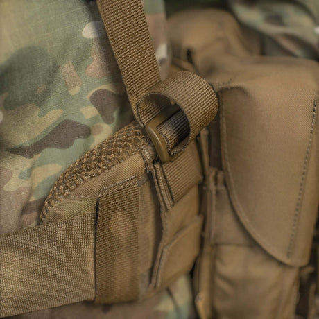 M-Tac Skulderstropper til taktisk bælte Laser Cut i robust Cordura, designet til øget komfort ved bæring, vist i galleri position 1.