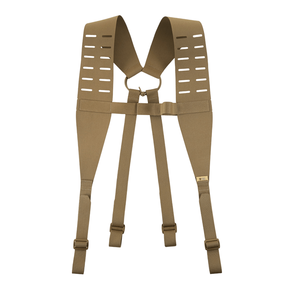 M-Tac Skulderstropper til taktisk bælte Laser Cut med MOLLE-interface og justerbare spænder, designet til komfortabel udstyrsbrug.