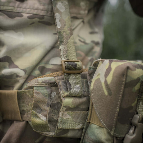 M-Tac Skulderstropper til taktisk bælte Laser Cut i slidstærkt Cordura materiale med NIJ-certificering, vist i galleri position 1.