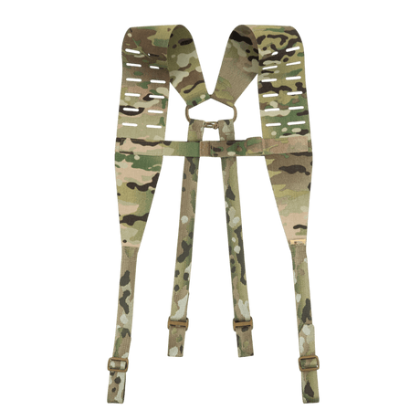 M-Tac Skulderstropper til taktisk bælte Laser Cut i camouflage Cordura med NIJ-certificering, designet til komfort ved bæring, galleri position 1.