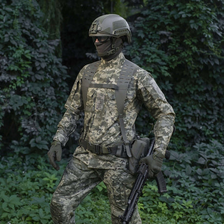 M-Tac Skulderstropper til taktisk bælte Laser Cut i Cordura Squadron med NIJ-certificering, vist i galleri position 1 med fokus på funktionalitet.