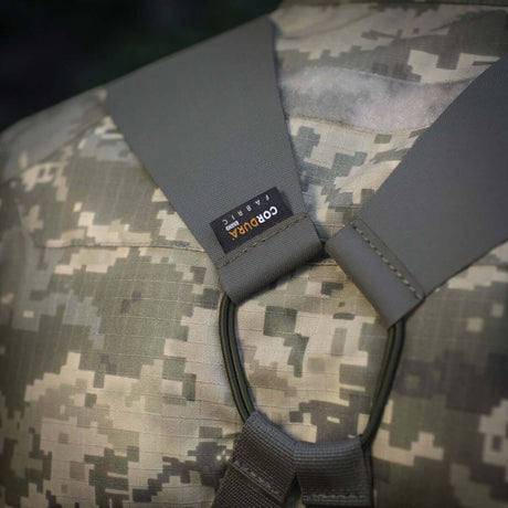 M-Tac Skulderstropper til taktisk bælte Laser Cut i Cordura med NIJ-certificering, vist i galleri position 1 med fokus på holdbarhed.