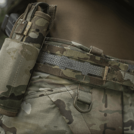 M-Tac Tiger Bælte Cobra Buckle i multicam med integreret udstyrsfastgørelse og robust design, vist i galleri position 1.