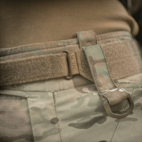 M-Tac Tiger Bælte Cobra Buckle i multicam med slidstærkt materiale og integreret spænde til NIJ-certificeret taktisk udstyr, galleri position 1.