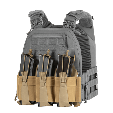 M-Tac Frontpanel til Cuirass QRS Plate Carrier 3 Magasiner i elastisk og slidstærkt materiale med NIJ-certificering, galleri position 1