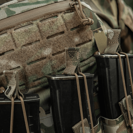 M-Tac Frontpanel til Cuirass QRS Plate Carrier 3 Magasiner med elastiske lukninger og NIJ-certificering, galleri position 1.