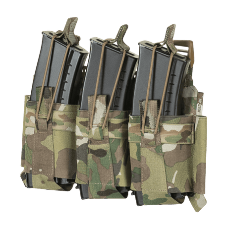 M-Tac Frontpanel til Cuirass QRS Plate Carrier 3 Magasiner i camouflage med elastisk materiale og NIJ-certificering, galleri position 1