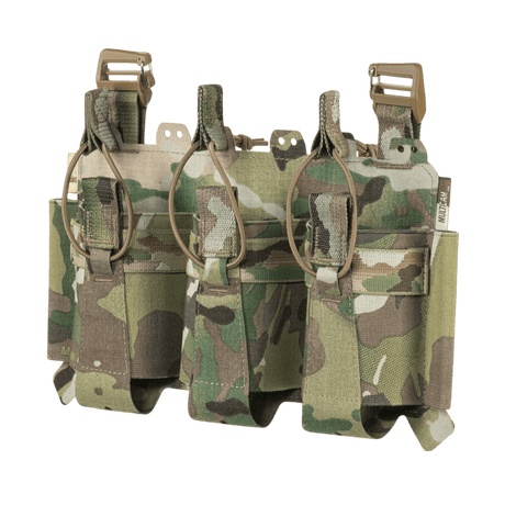 M-Tac Frontpanel til Cuirass QRS Plate Carrier 3 Magasiner i camouflageelasticitet med NIJ-certificering, funktionel til taktisk anvendelse, galleri position 1