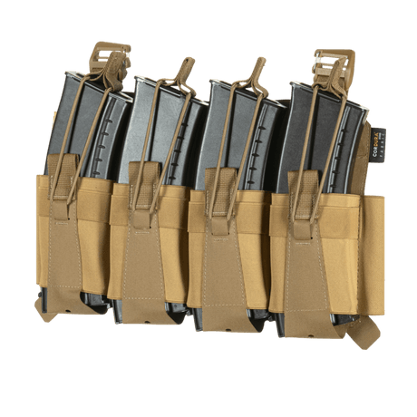 M-Tac Frontpanel til Plate Carrier Cuirass QRS til 4 Magasiner i elastisk materiale med NIJ-certificering, funktionel opbevaring, galleri position 1.