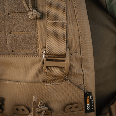 M-Tac Frontpanel til Plate Carrier Cuirass QRS til 4 Magasiner i slidstærkt Cordura nylon med justerbar strop og NIJ-certificering, galleri position 1.