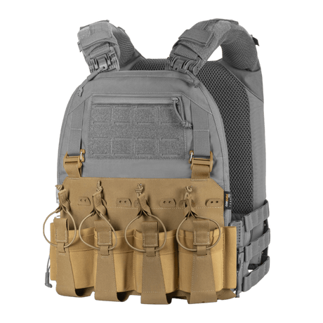 M-Tac Frontpanel til Plate Carrier Cuirass QRS til 4 Magasiner i elastisk materiale med NIJ-certificering, funktionel opbevaring, galleri position 1