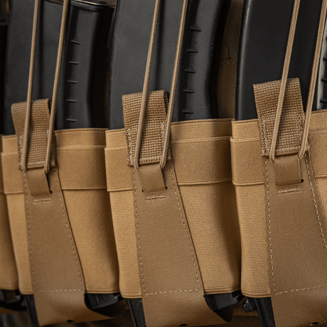 M-Tac Frontpanel til Plate Carrier Cuirass QRS til 4 Magasiner med elastisk materiale og NIJ-certificering, funktionel opbevaring, galleri position 1