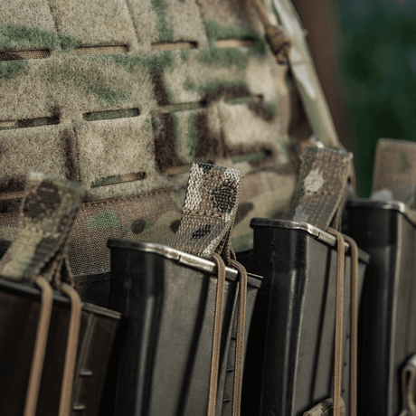 M-Tac Frontpanel til Plate Carrier Cuirass QRS til 4 Magasiner i elastisk camouflage materiale med NIJ-certificering, galleri position 1